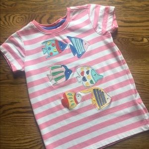 Hanna Andersson Summer Appliqué Tee size 130